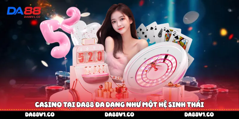 Casino tại Da88 đa dạng như một hệ sinh thái